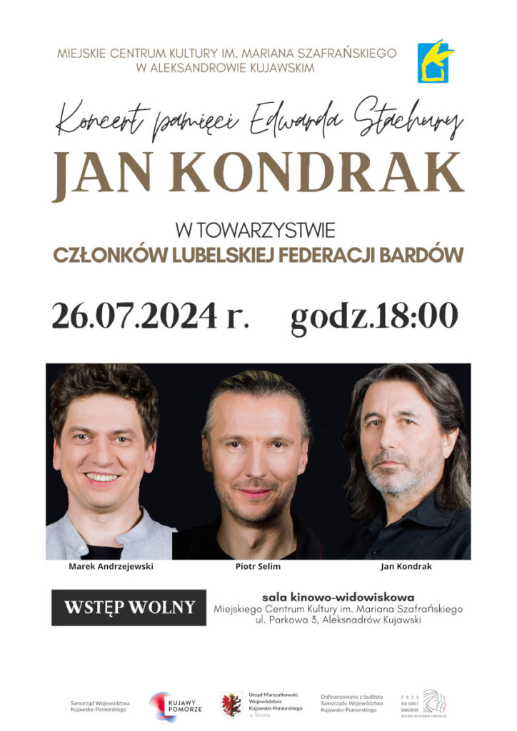 JAN KONDRAK w towarzystwie CZŁONKÓW LUBELSKIEJ FEDERACJI BARDÓW - Koncert Pamięci Edwarda Stachury