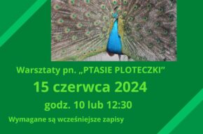 „Ptasie ploteczki” – warsztaty