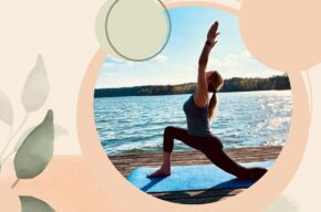 Wakacyjna joga na plaży