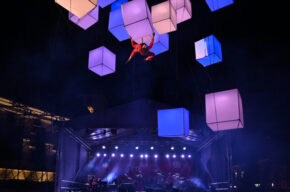 Wizualno-muzyczne show podczas 15. Bella Skyway Festival