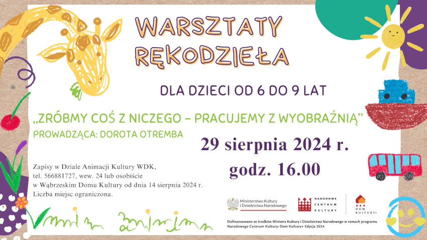 Warsztaty rękodzieła dla dzieci