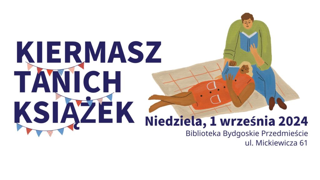 1 WRZEŚNIA: Kiermasz tanich książek