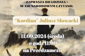 Narodowe Czytanie- "Kordian" Juliusza Słowackiego