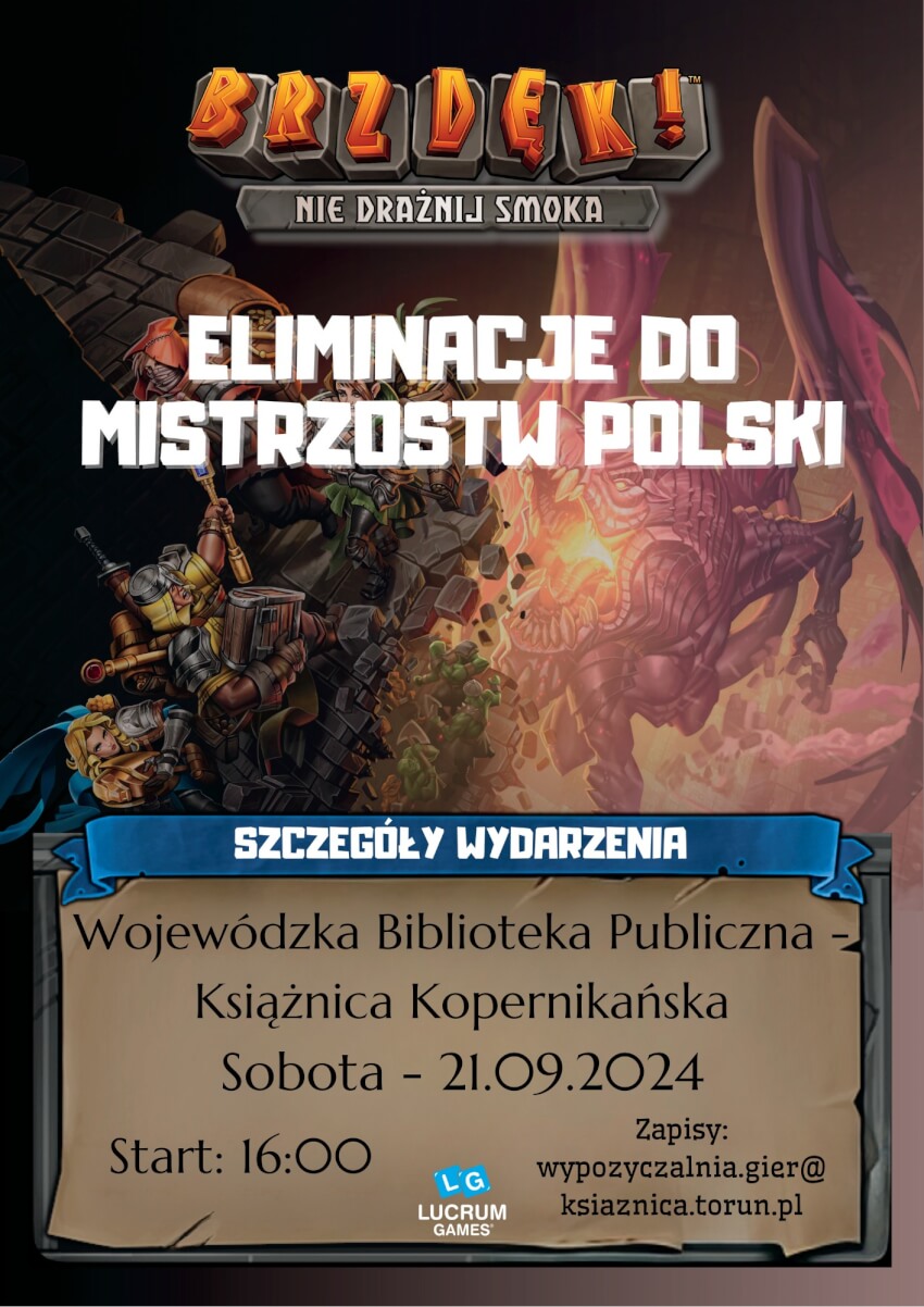 Eliminacje do Mistrzostw Polski w grę Brzdęk! Nie drażnij smoka