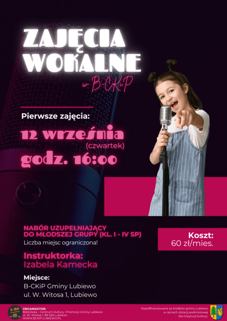 Zajęcia wokalne – STAR już 12 września!