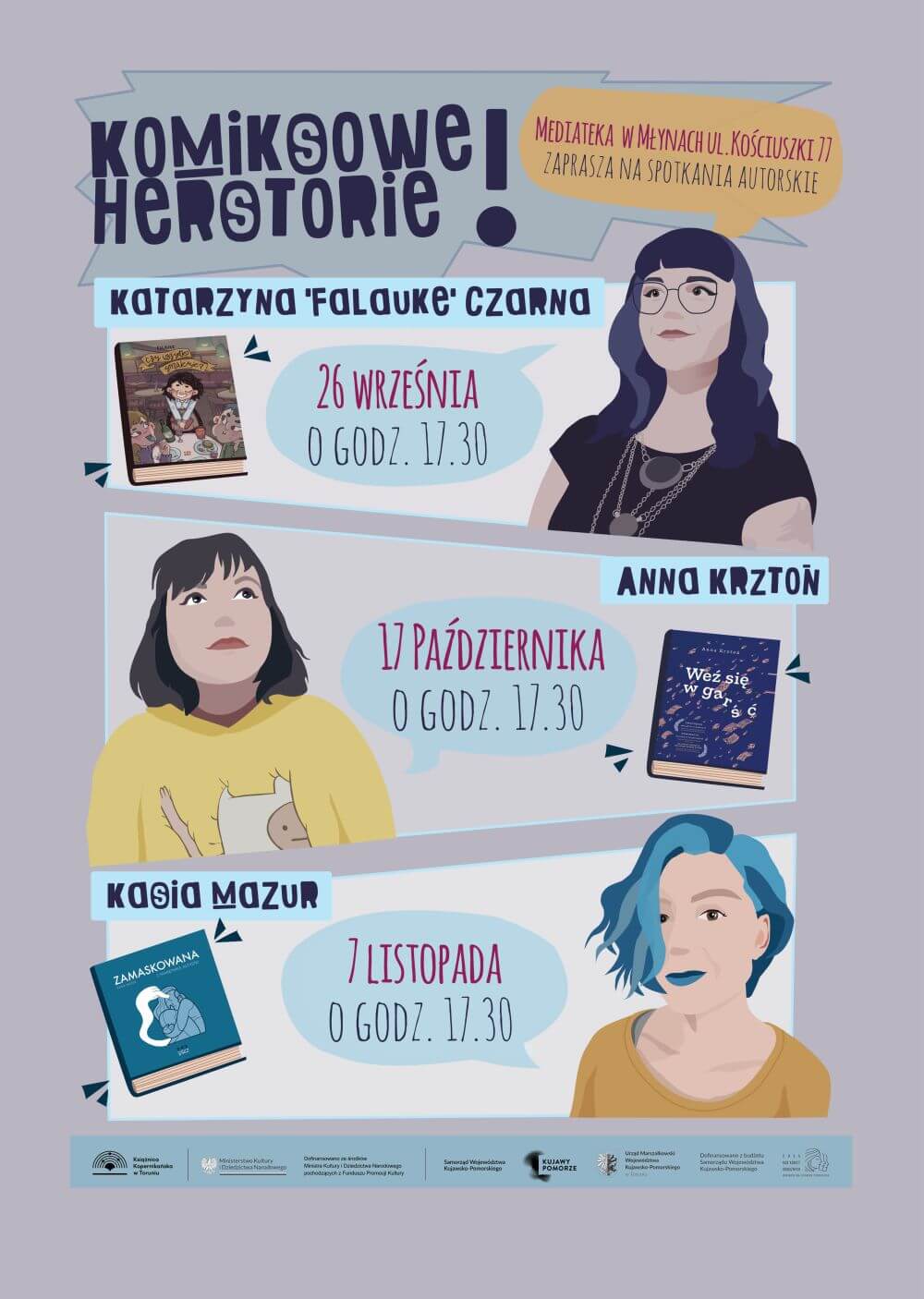 Komiksowe herstorie. Spotkanie z Katarzyną 