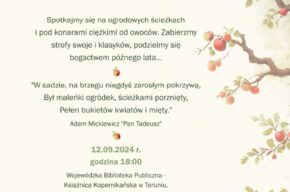 Spotkanie poetyckie. Ogrody i sady