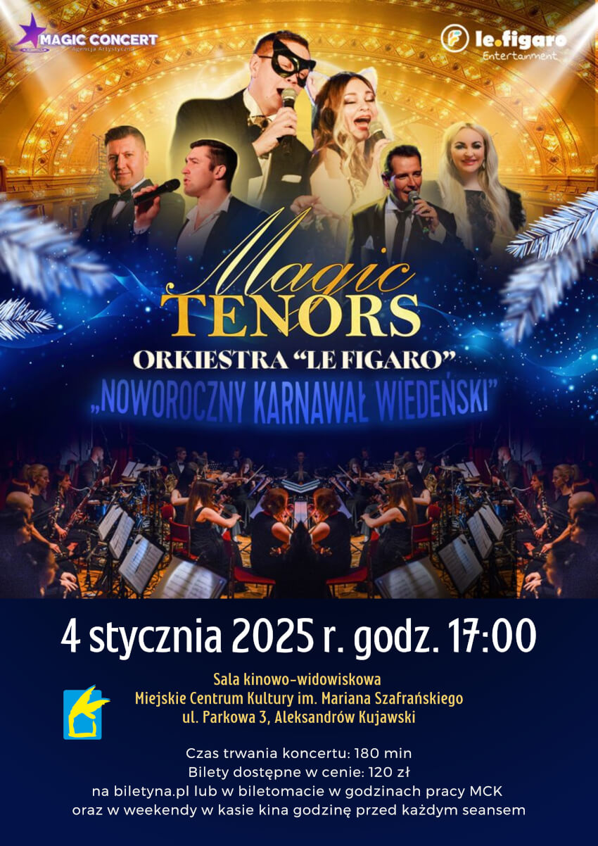 Koncert Noworoczny - Magic TENORS, Orkiestra 