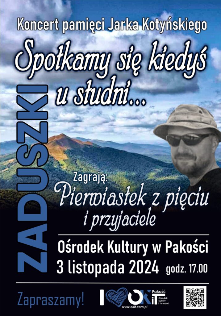 Zapraszamy na koncert pamięci Jarka Kotyńskiego