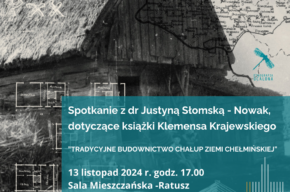 Spotkanie na temat książki "Tradycyjne budownictwo chałup Ziemi Chełmińskiej"