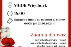 Więcbork śpiewa dla Niepodległej – „Lubię wracać tam gdzie byłem już…” Pamięci Zbigniewa Wodeckiego