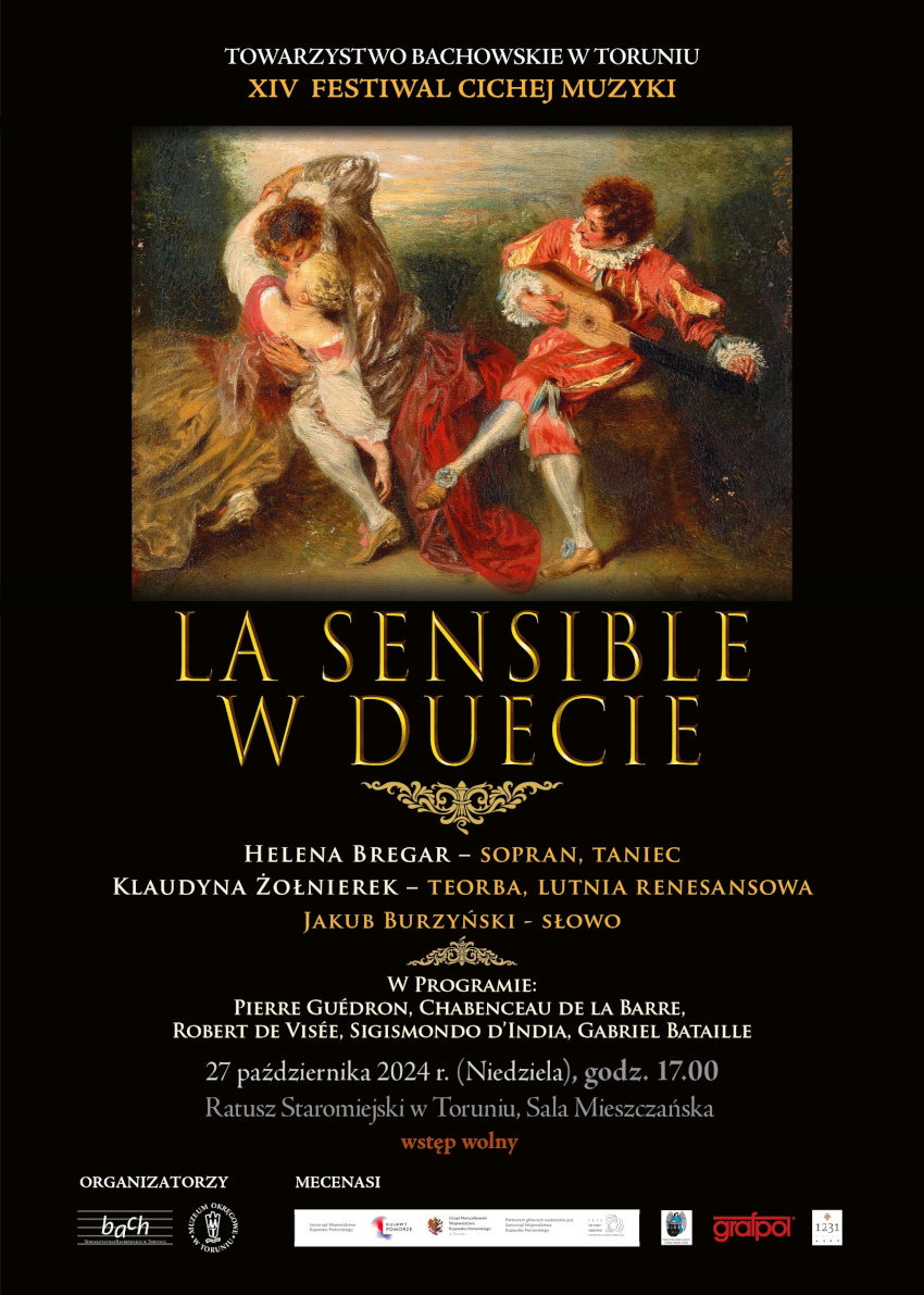 Koncert „La sensible w duecie”  w ramach XIV Festiwalu Cichej Muzyki