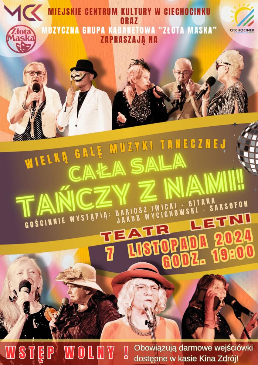 Kabaret Złota Maska- wielka gala muzyki tanecznej