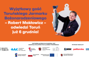 Robert Makłowicz na Toruńskim Jarmarku Bożonarodzeniowym