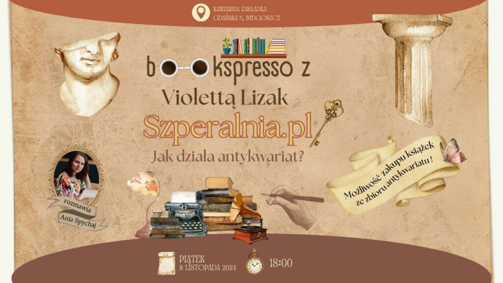 Jak działa antykwariat? - Bookspresso z Violettą Lizak (Szperalnia.pl)