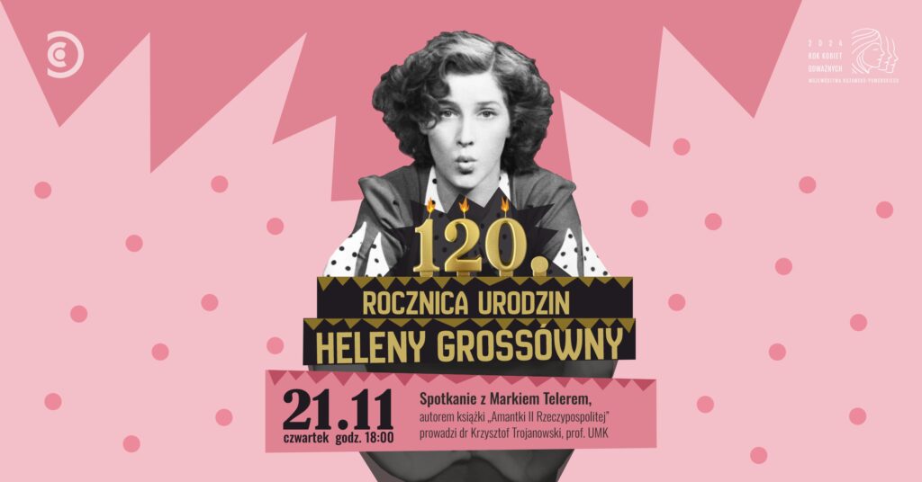 Spotkanie autorskie z Markiem Telerem | 120. rocznica urodzin Heleny Grossówny