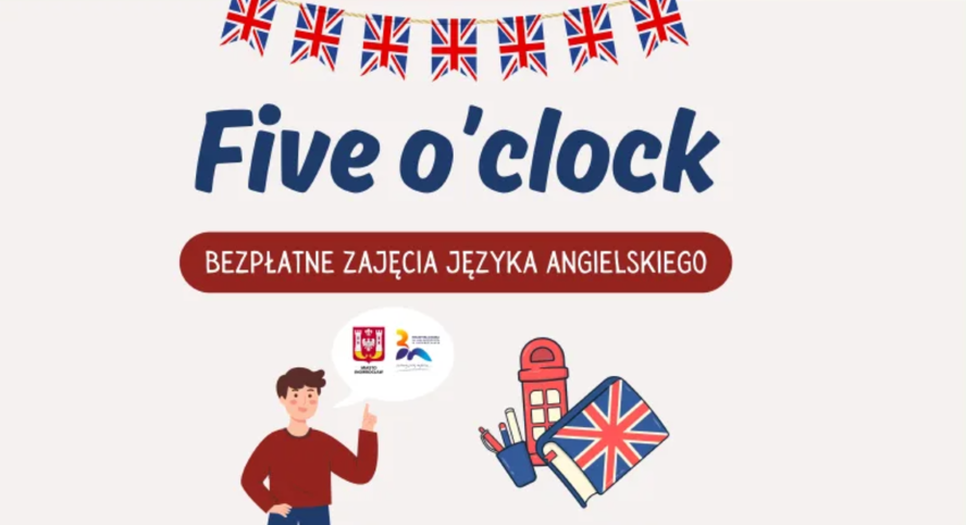 Five o’clock – bezpłatne zajęcia języka angielskiego dla dorosłych