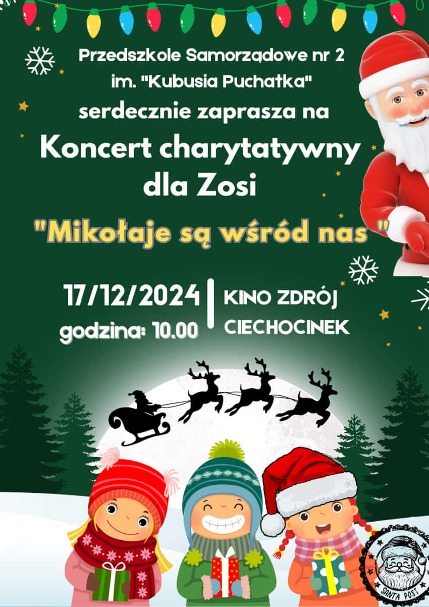 “Koncert charytatywny dla Zosi”