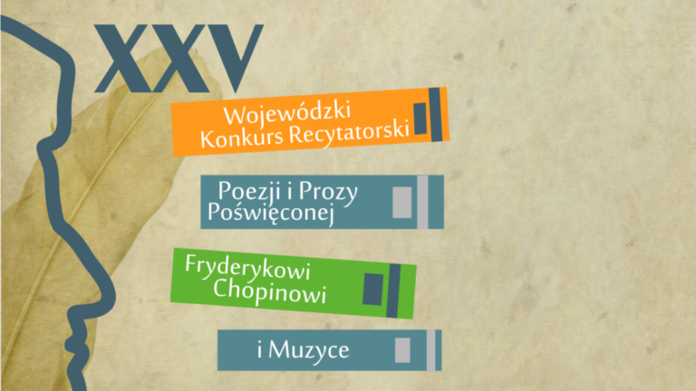 XXV Wojewódzki Konkurs Recytatorski Poezji i Prozy Poświęconej Fryderykowi Chopinowi i Muzyce