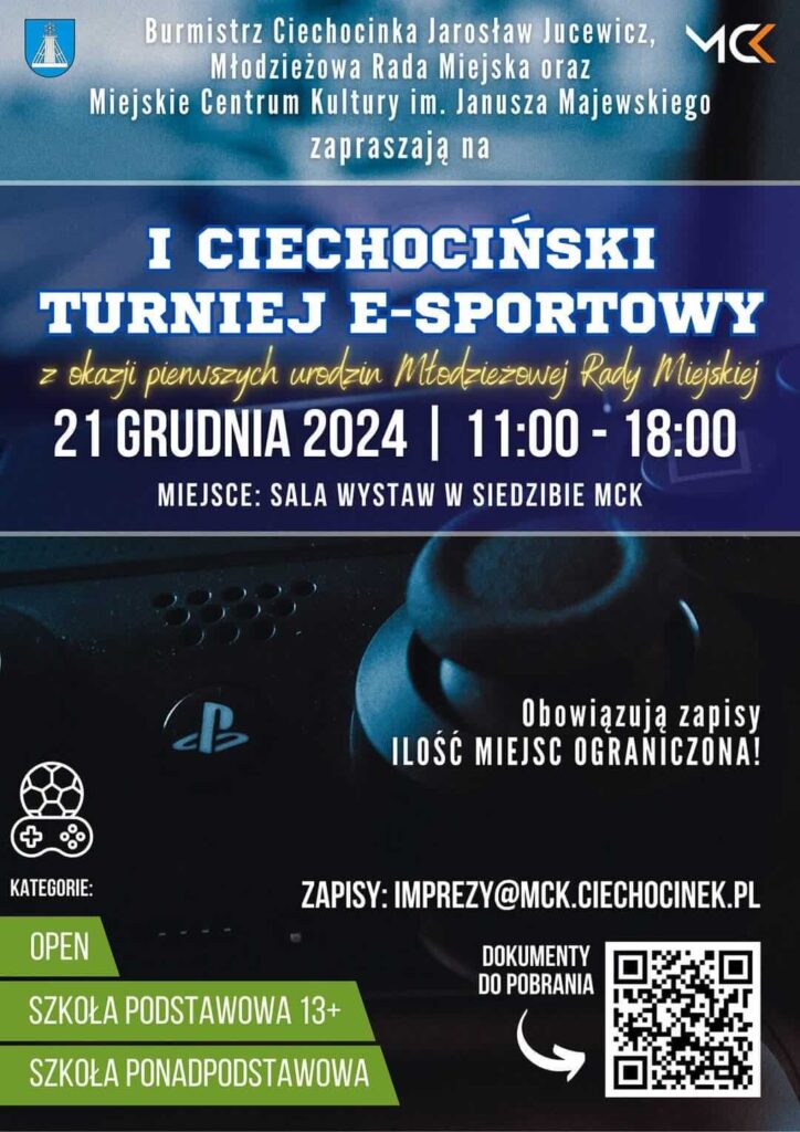 I Ciechociński turniej e-sportowy