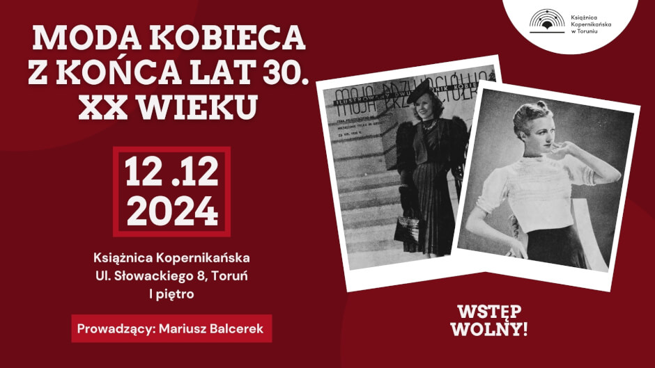 Moda kobieca z końca lat 30. XX wieku