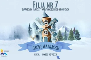 Zimowe wiatraczki – warsztaty kreatywne z Craft Roomem w Filii nr 7