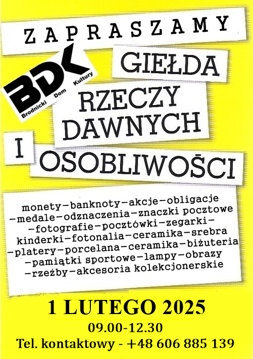 GIEŁDA OSOBLIWOŚCI I RZECZY DAWNYCH