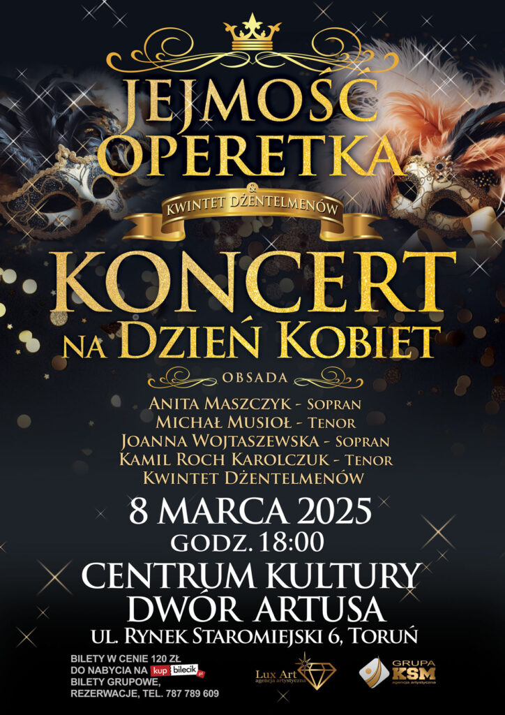 Jejmość Operetka & Kwintet Gentlemanów | koncert z okazji Dnia Kobiet