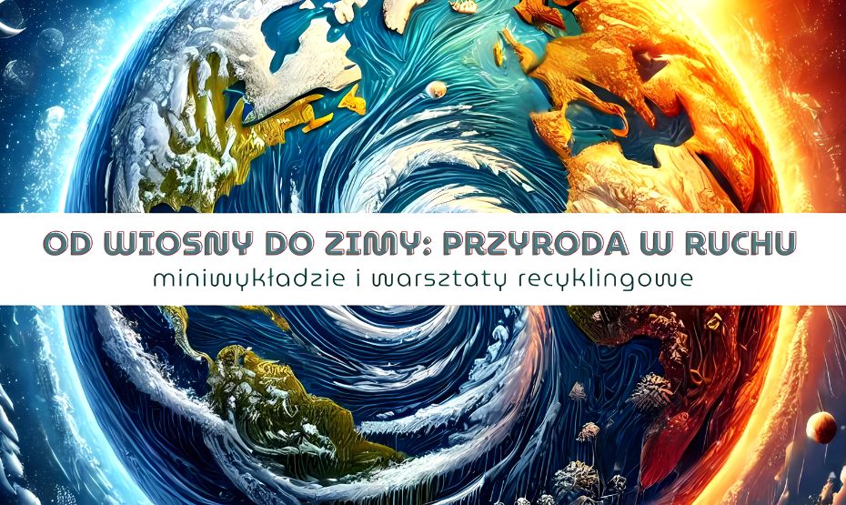 Od wiosny do zimy: przyroda w ruchu - miniwykład i warsztaty recyklingowe