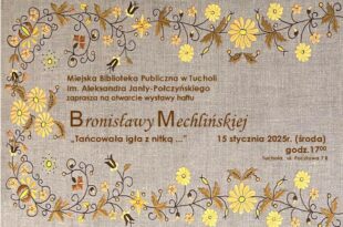 Wystawa haftu Bronisławy Mechlińskiej