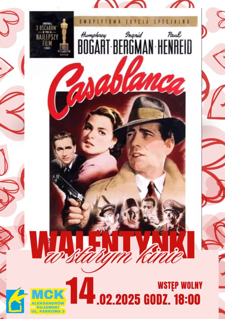 Casablanca (1942) - Kino za friko! (seanse darmowe, niebiletowane)