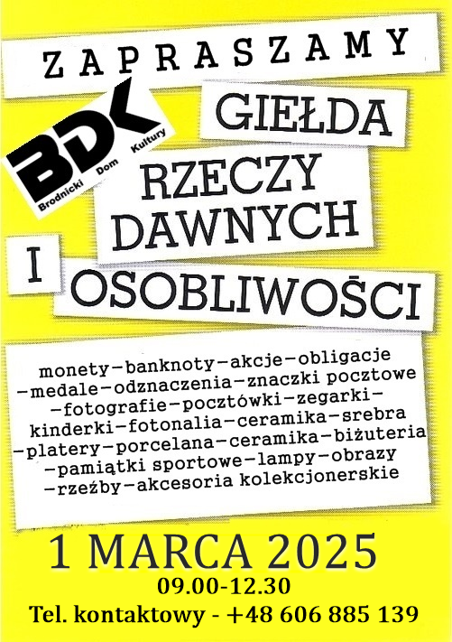 GIEŁDA OSOBLIWOŚCI I RZECZY DAWNYCH