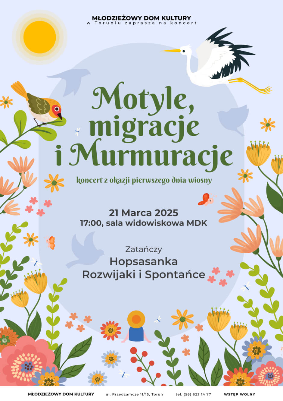 Motyle, migracje i Murmuracje – koncert z okazji pierwszego dnia wiosny