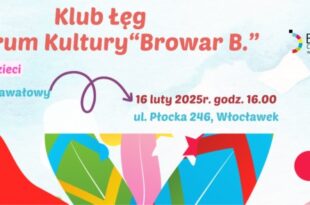 Klub Łęg zaprasza na bal karnawałowy dla dzieci.