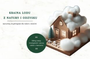 Kraina lodu z natury i odzysku – warsztaty recyklingowe dla rodzin z dziećmi