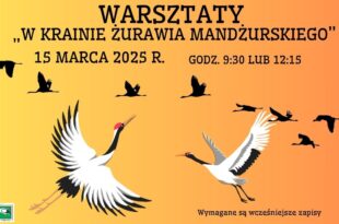 Warsztaty pn. „W krainie żurawia mandżurskiego”