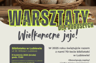 Warsztaty „Wielkanocne jajo!” w naszych bibliotekach!