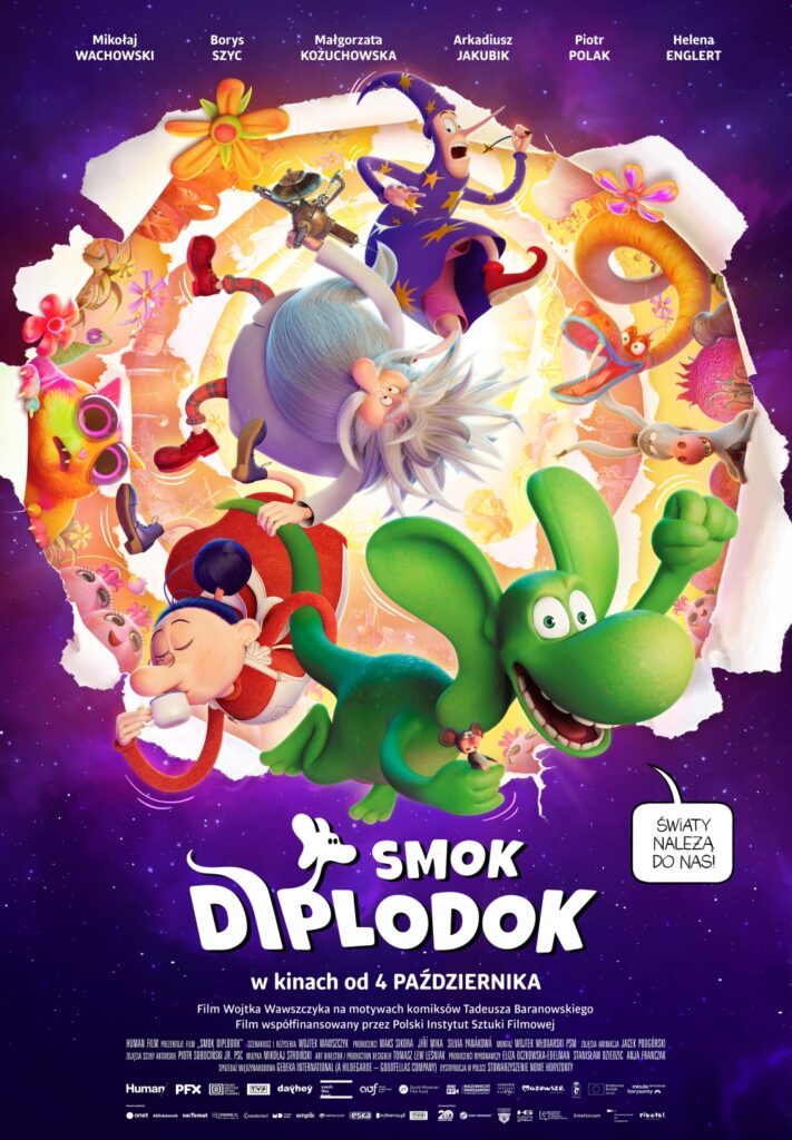Koloroffon z klasą: Smok Diplodok (klasy 1-3)