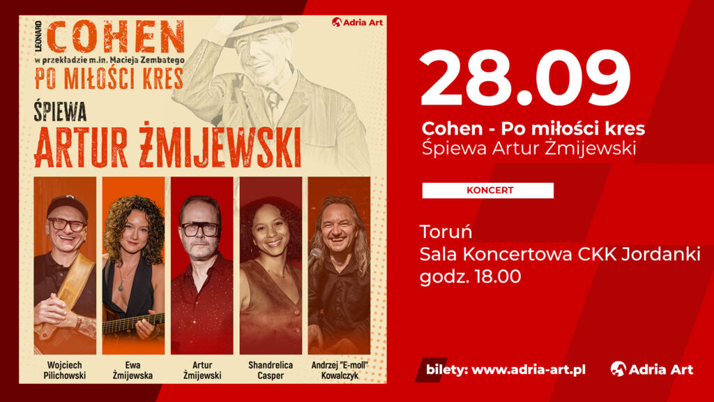 Cohen – Po miłości kres. Śpiewa Artur Żmijewski