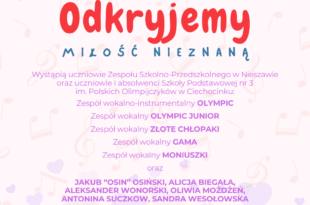 Koncert z utworami o tematyce miłosnej – “Odkryjemy miłość nieznaną”