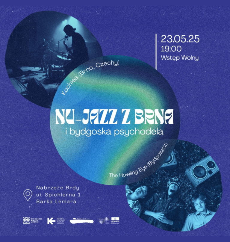 Nu-Jazz z Brna i Bydgoska Psychodela na Barce Lemara - Kochlea + The Howling Eye