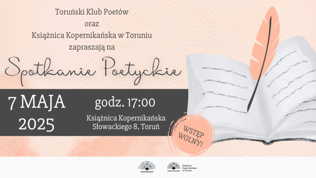 7 MAJA: Spotkanie poetyckie & Miting słowa