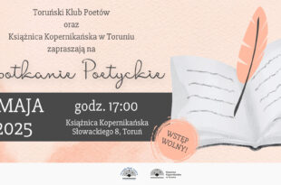 7 MAJA: Spotkanie poetyckie & Miting słowa