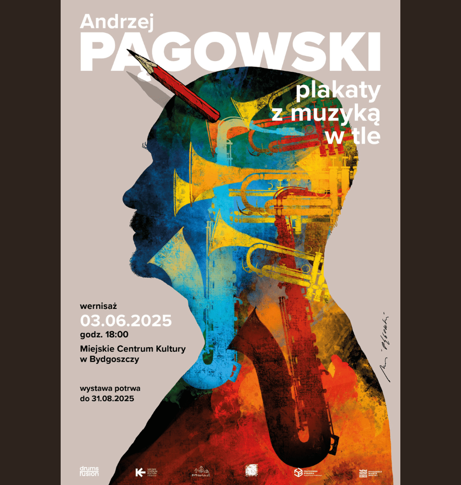 Andrzej Pągowski - plakaty z muzyką w tle | Drums Fusion 2025