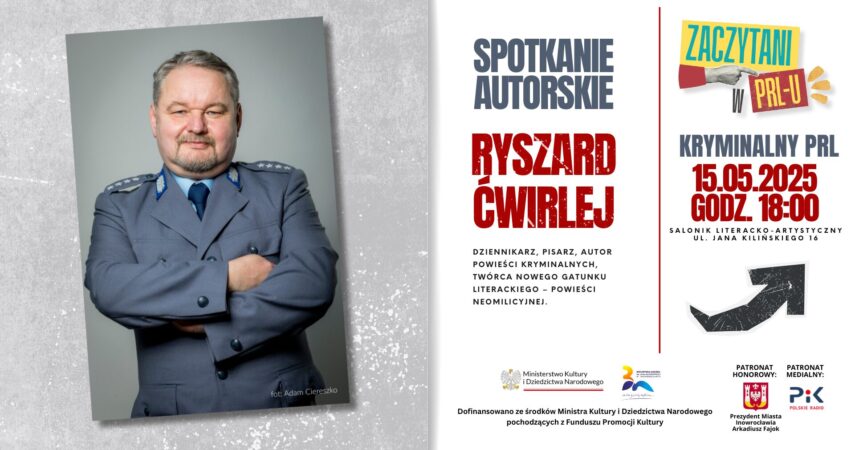 Milicjanci i policjanci, czyli spotkanie autorskie z Ryszardem Ćwirlejem