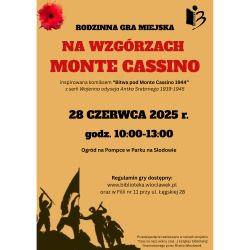 Rodzinna historyczna gra miejska „Na wzgórzach Monte Cassino”