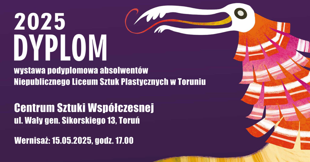 Wystawa prac dyplomowych absolwentów Niepublicznego Liceum Sztuk Plastycznych w Toruniu