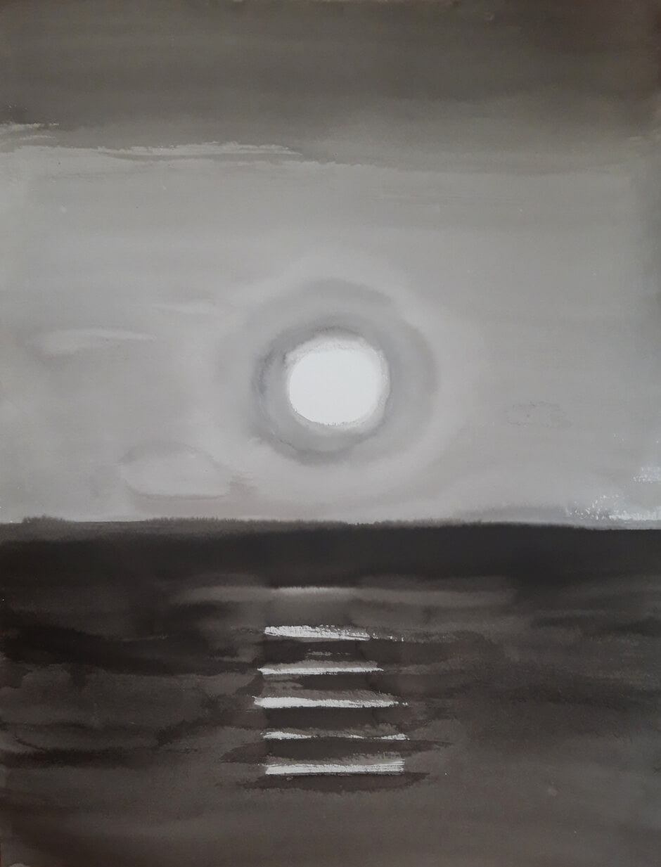 Pomiędzy Słońcem a Księżycem. Monochromatyczne pejzaże z Torunia