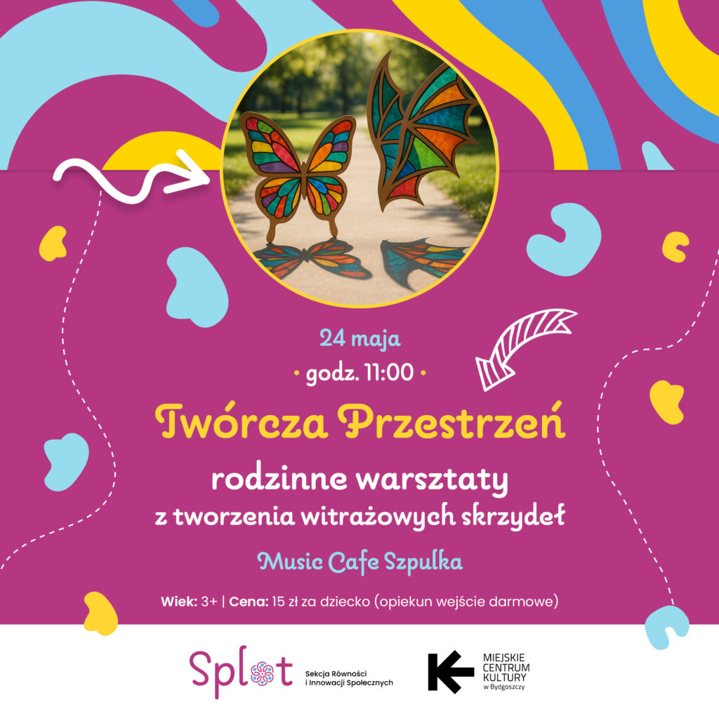 Twórcza Przestrzeń #4 – rodzinne warsztaty tworzenia witrażowych skrzydeł