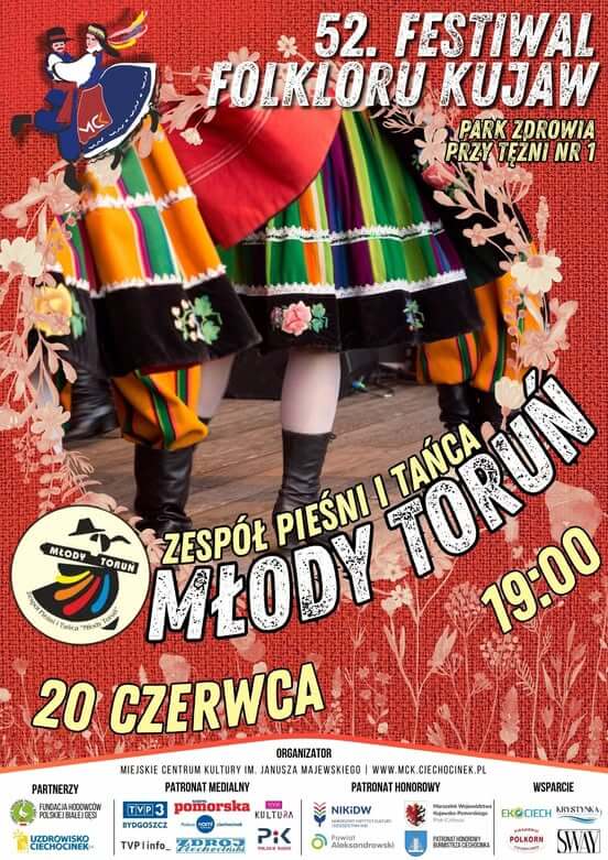 Młody Toruń wystąpi na 52 Festiwalu Folkloru Kujaw